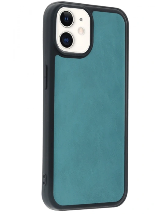 Newface iPhone 11 Kılıf Aras Deri Kapak - Açık Yeşil