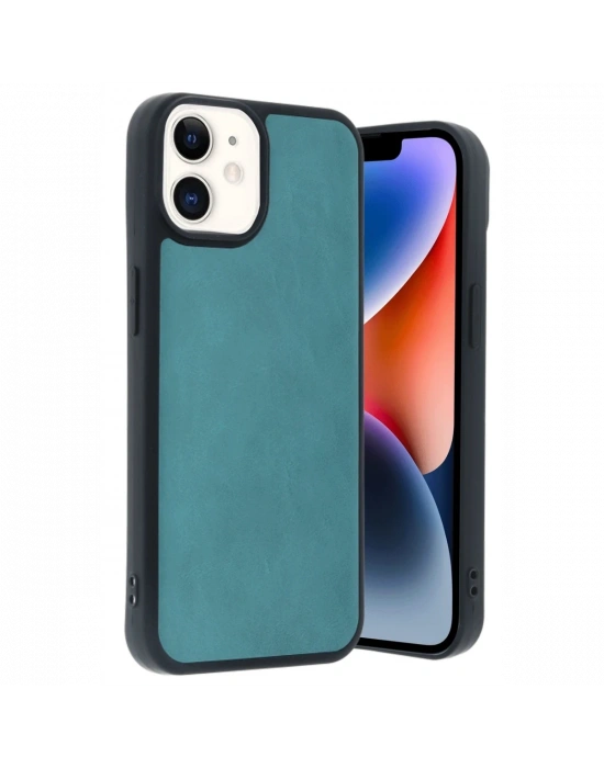 Newface iPhone 11 Kılıf Aras Deri Kapak - Açık Yeşil