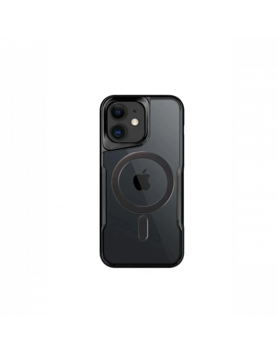 Newface iPhone 11 Kılıf Boyi Magsafe Silikon Kapak - Siyah