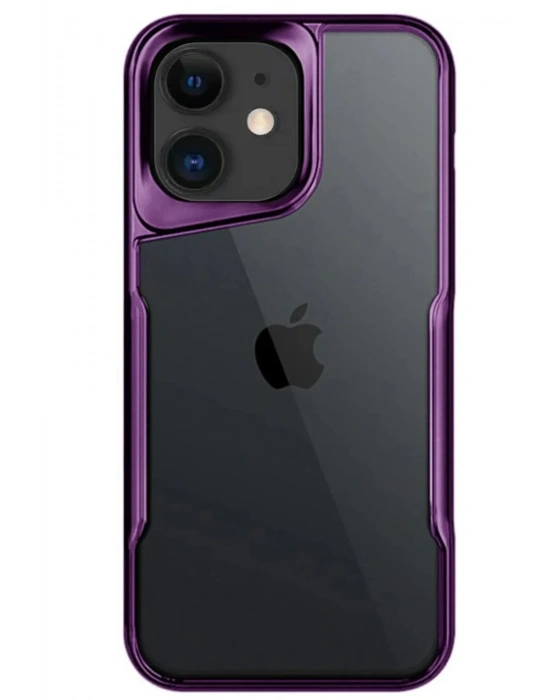 Newface iPhone 11 Kılıf Boyi Silikon Kapak - Derin Mor