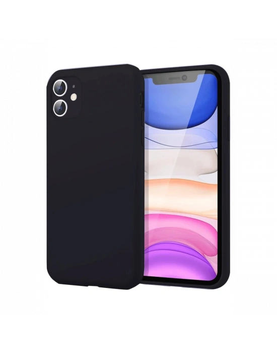Newface iPhone 11 Kılıf First Silikon - Siyah