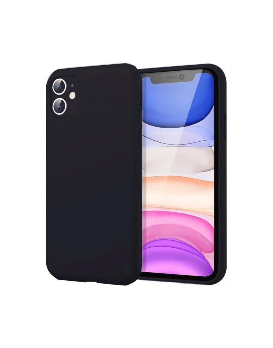 Newface iPhone 11 Kılıf First Silikon - Siyah