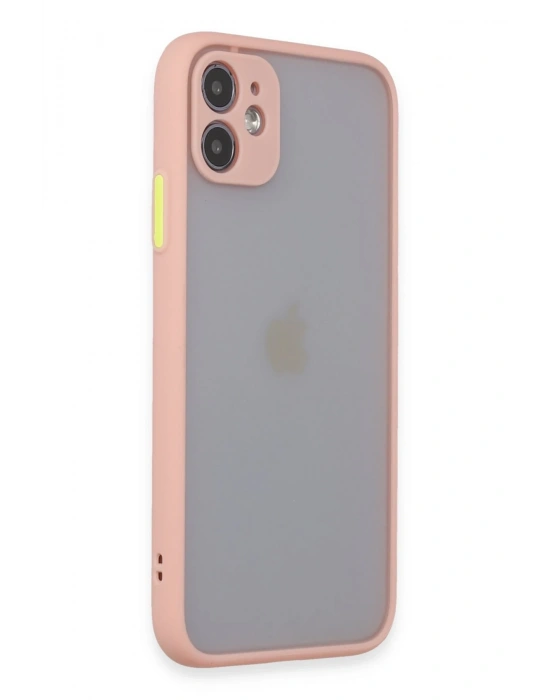 Newface iPhone 11 Kılıf Montreal Silikon Kapak - Pembe