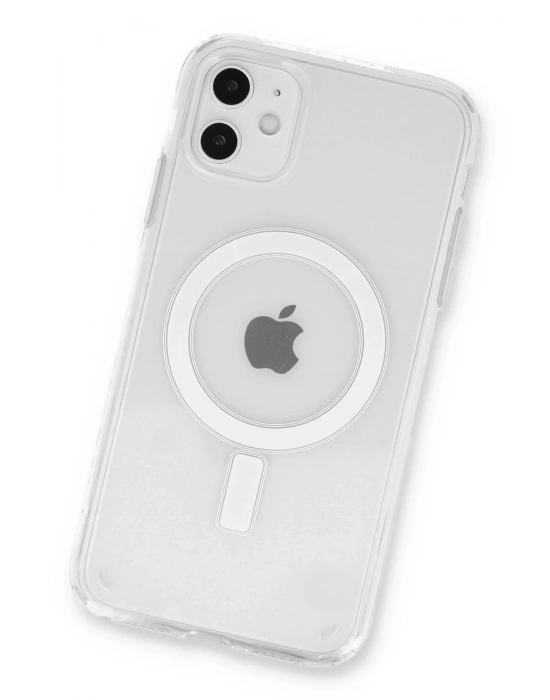 Newface iPhone 11 Kılıf Pc Real Magsafe Kapak - Şeffaf