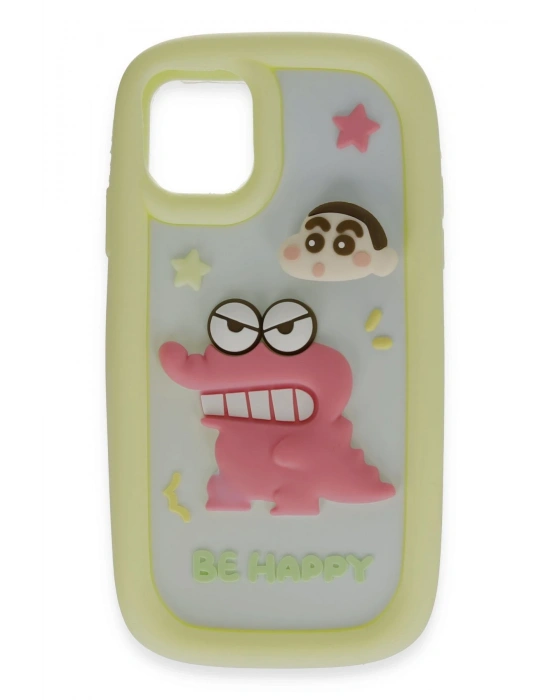 Newface iPhone 11 Kılıf Poky Karakter Silikon Kapak - Desen 4