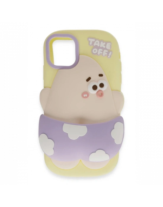 Newface iPhone 11 Kılıf Poky Karakter Silikon Kapak - Desen 5