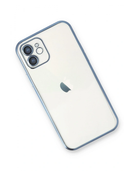 Newface iPhone 11 Kılıf Razer Lensli Silikon - Açık Mavi