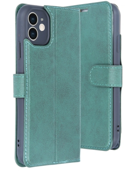 Newface iPhone 11 Kılıf Trend S Plus Kapaklı Kılıf - Yeşil