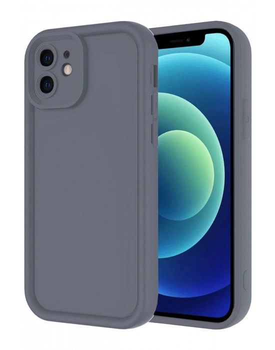 Newface iPhone 11 Kılıf Viera Silikon - Gri