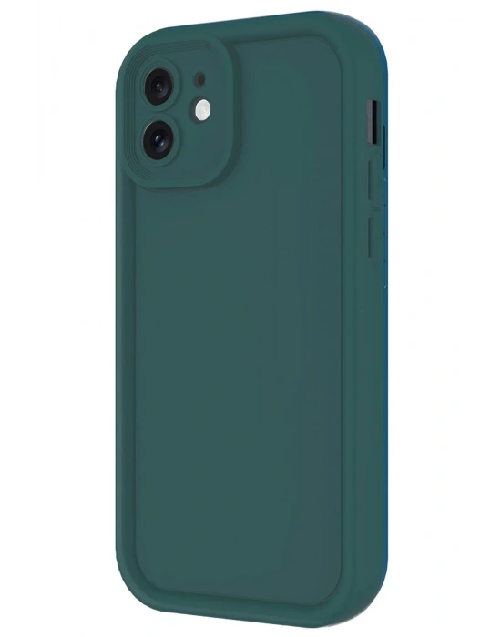 Newface iPhone 11 Kılıf Viera Silikon - Koyu Yeşil