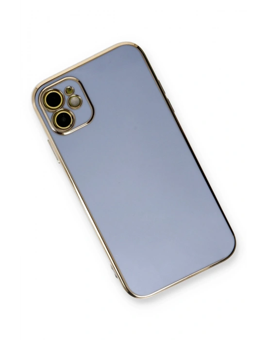 Newface iPhone 11 Kılıf Volet Silikon - Mavi