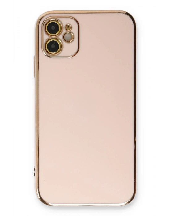 Newface iPhone 11 Kılıf Volet Silikon - Pembe