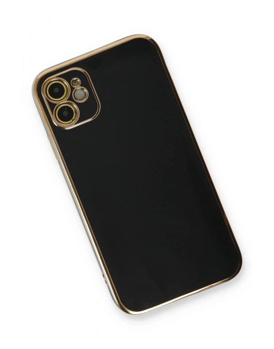 Newface iPhone 11 Kılıf Volet Silikon - Siyah