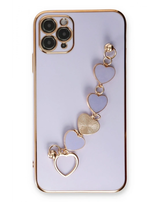 Newface iPhone 11 Pro Kılıf Esila Silikon - Lila