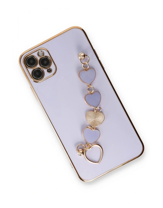 Newface iPhone 11 Pro Kılıf Esila Silikon - Lila