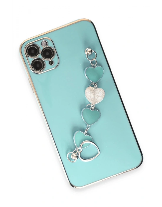 Newface iPhone 11 Pro Kılıf Esila Silikon - Su Yeşili