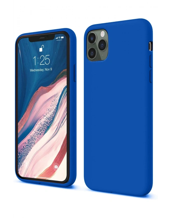 Newface iPhone 11 Pro Kılıf First Silikon - Mavi
