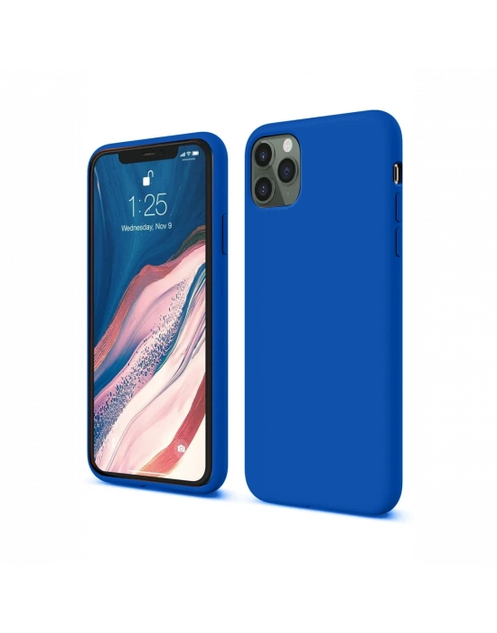 Newface iPhone 11 Pro Kılıf First Silikon - Mavi