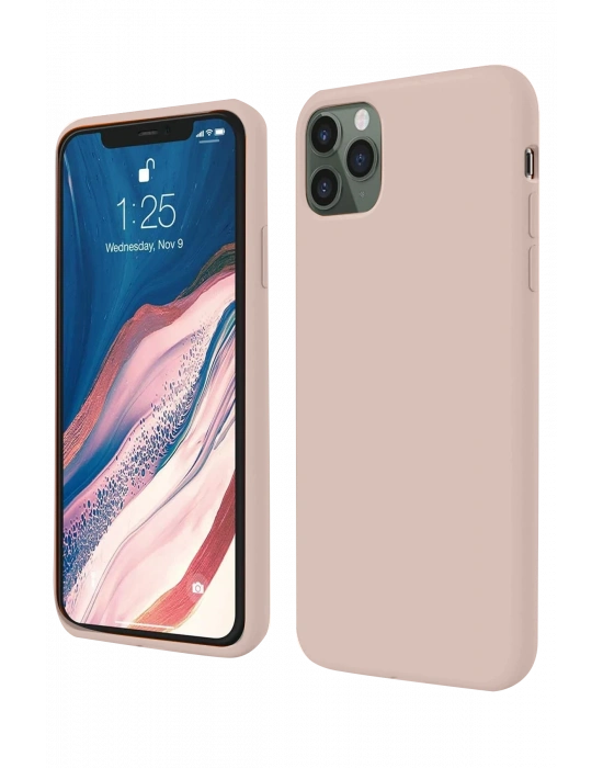 Newface iPhone 11 Pro Kılıf First Silikon - Rose Gold