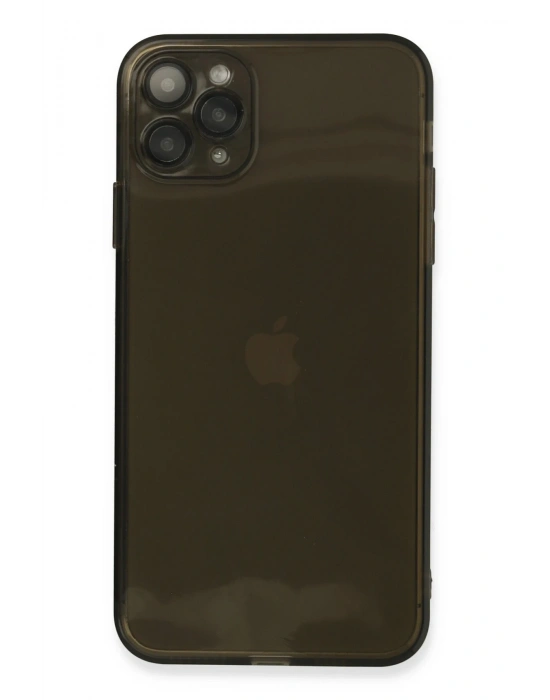 Newface iPhone 11 Pro Kılıf Fly Lens Silikon - Siyah