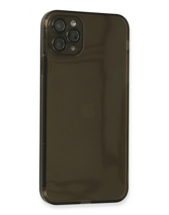 Newface iPhone 11 Pro Kılıf Fly Lens Silikon - Siyah