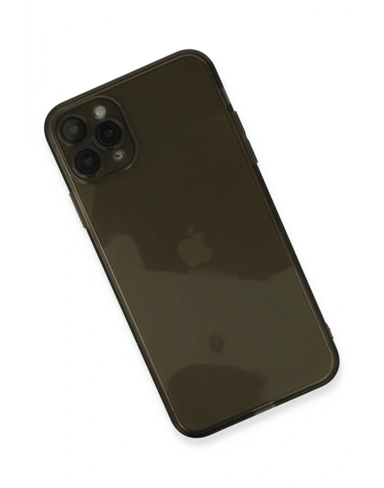 Newface iPhone 11 Pro Kılıf Fly Lens Silikon - Siyah