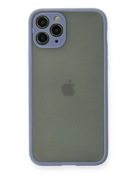 Newface iPhone 11 Pro Kılıf Montreal Silikon Kapak - Gri