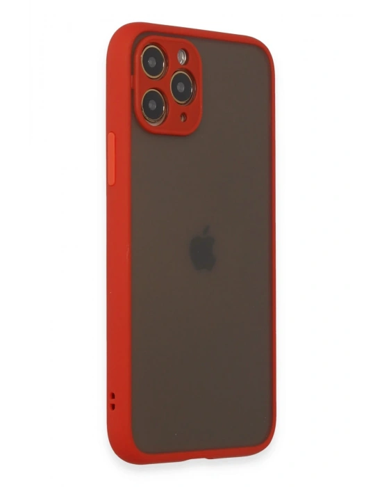 Newface iPhone 11 Pro Kılıf Montreal Silikon Kapak - Kırmızı