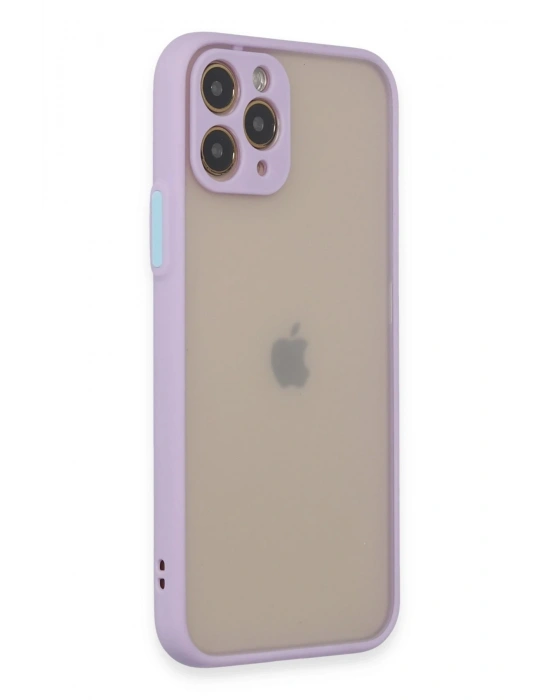Newface iPhone 11 Pro Kılıf Montreal Silikon Kapak - Mor
