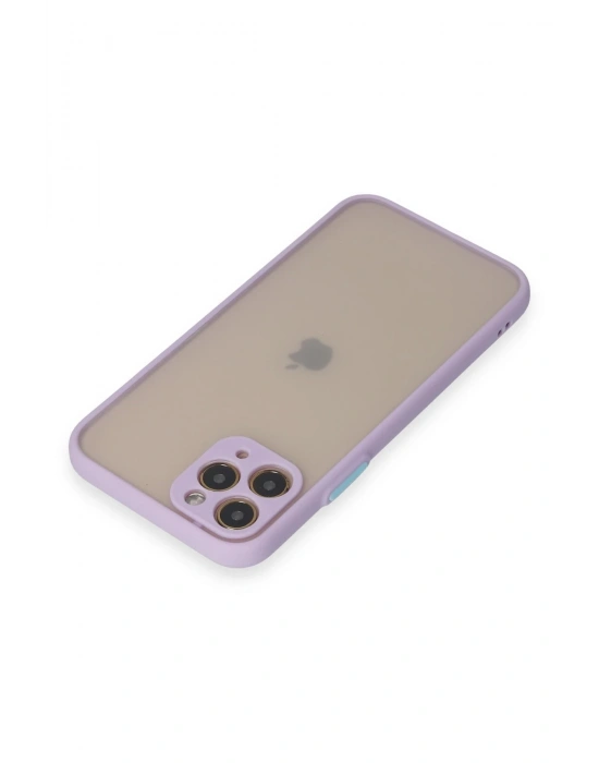 Newface iPhone 11 Pro Kılıf Montreal Silikon Kapak - Mor