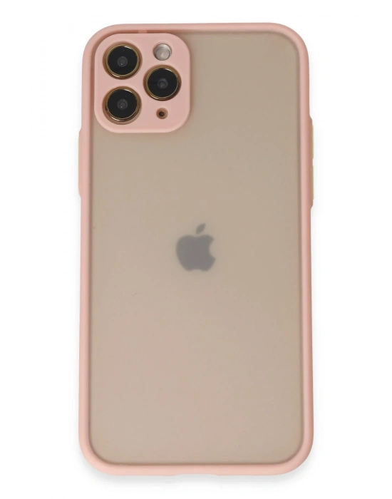 Newface iPhone 11 Pro Kılıf Montreal Silikon Kapak - Pembe
