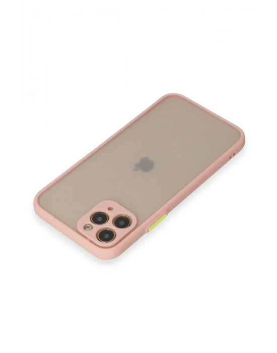Newface iPhone 11 Pro Kılıf Montreal Silikon Kapak - Pembe