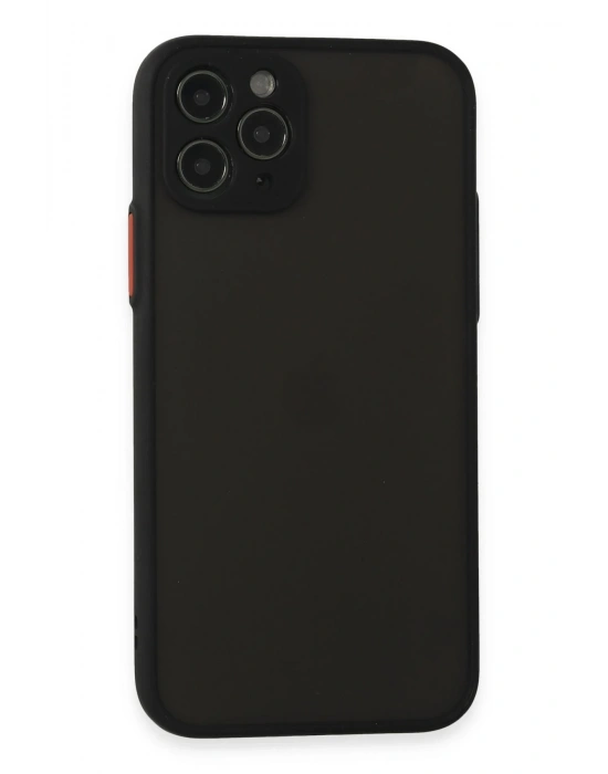 Newface iPhone 11 Pro Kılıf Montreal Silikon Kapak - Siyah