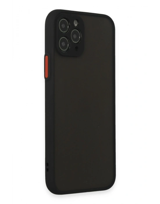 Newface iPhone 11 Pro Kılıf Montreal Silikon Kapak - Siyah