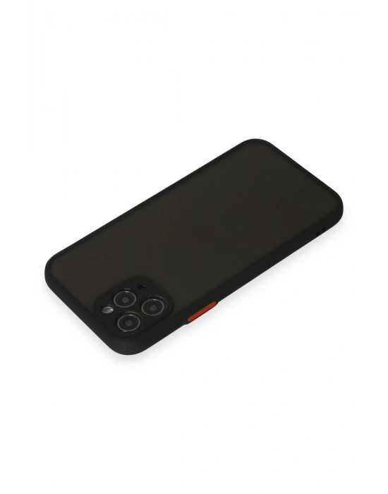 Newface iPhone 11 Pro Kılıf Montreal Silikon Kapak - Siyah