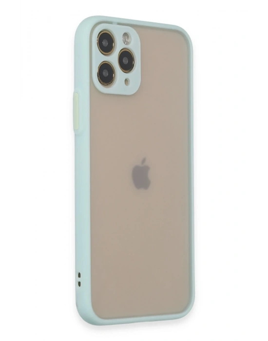 Newface iPhone 11 Pro Kılıf Montreal Silikon Kapak - Turkuaz