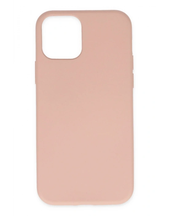 Newface iPhone 11 Pro Kılıf Nano içi Kadife Silikon - Pudra