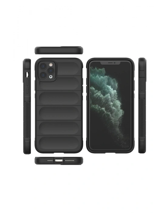 Newface iPhone 11 Pro Kılıf Optimum Silikon - Siyah