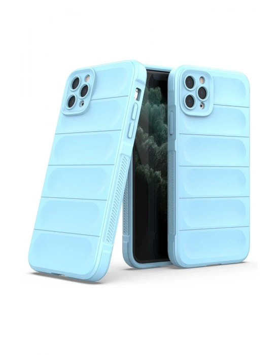 Newface iPhone 11 Pro Kılıf Optimum Silikon - Sky Blue