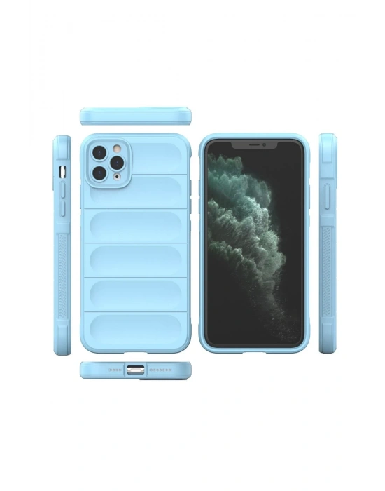 Newface iPhone 11 Pro Kılıf Optimum Silikon - Sky Blue