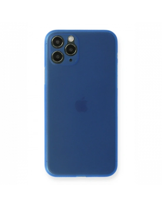 Newface iPhone 11 Pro Kılıf PP Ultra İnce Kapak - Mavi