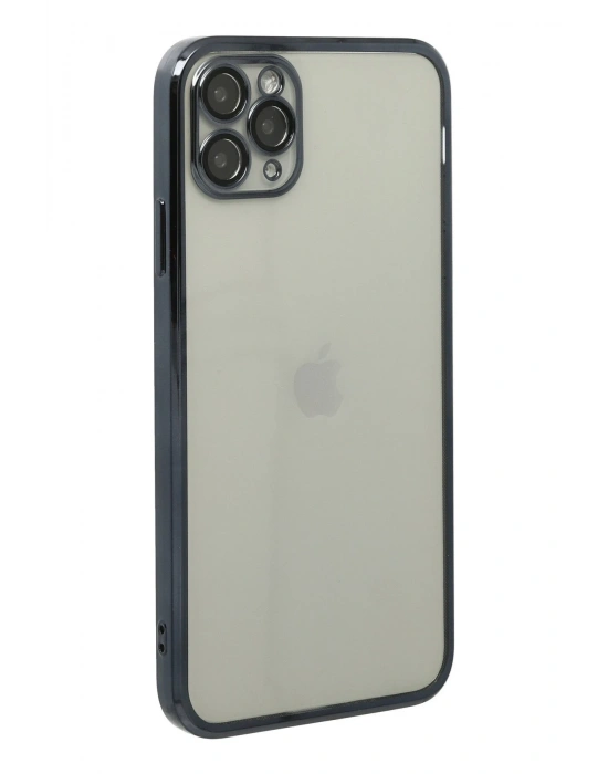 Newface iPhone 11 Pro Kılıf Razer Lensli Silikon - Siyah