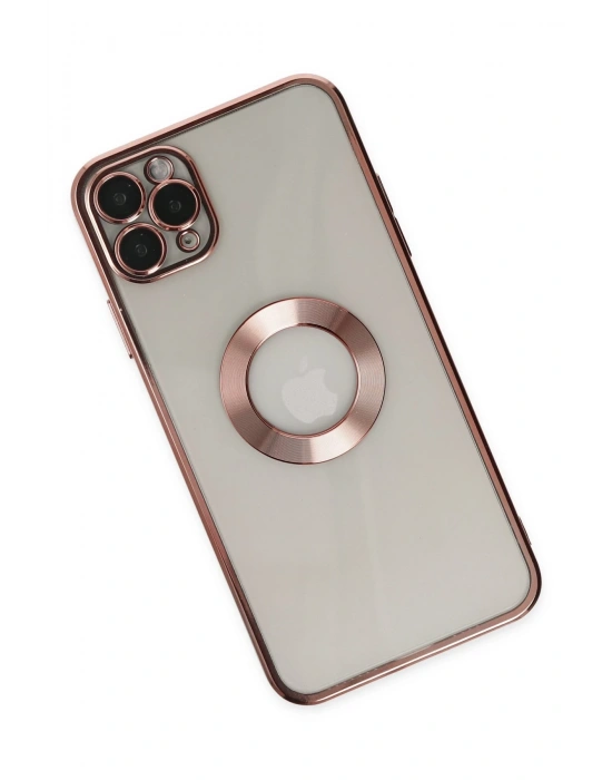 Newface iPhone 11 Pro Kılıf Slot Silikon - Rose Gold