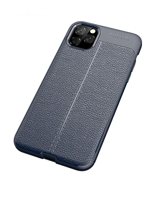 Newface iPhone 11 Pro Max Kılıf Auto Focus Kapak - Lacivert