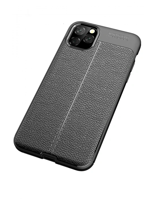 Newface iPhone 11 Pro Max Kılıf Auto Focus Kapak - Siyah