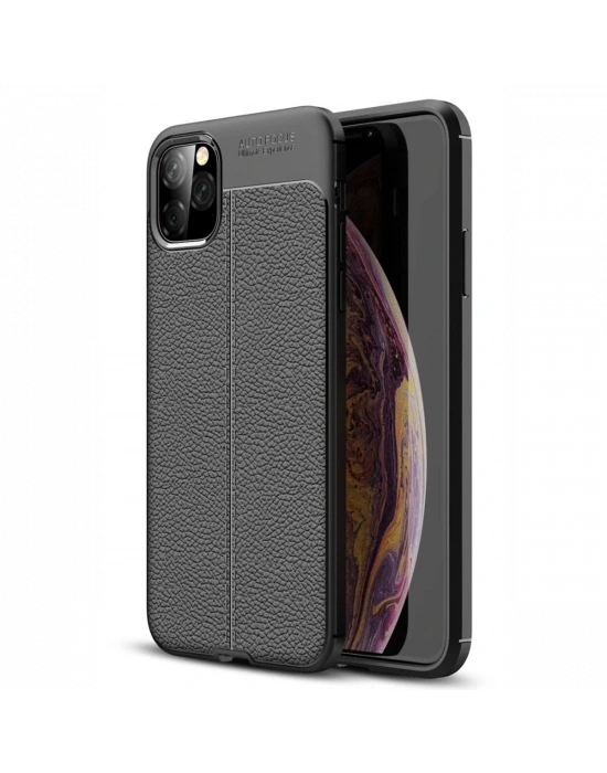 Newface iPhone 11 Pro Max Kılıf Auto Focus Kapak - Siyah