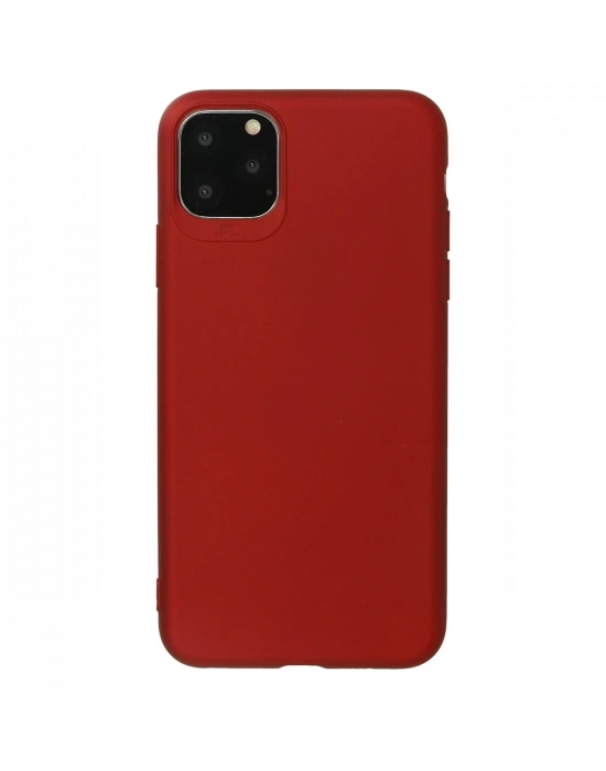Newface iPhone 11 Pro Max Kılıf First Silikon - Bordo
