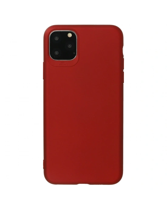 Newface iPhone 11 Pro Max Kılıf First Silikon - Bordo