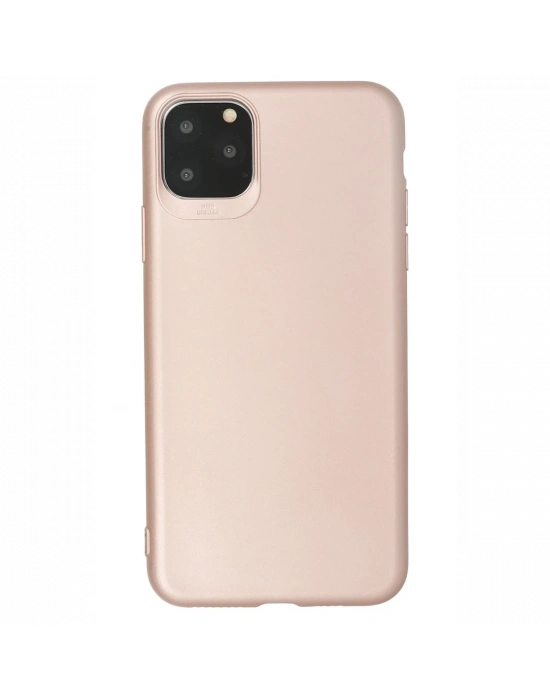 Newface iPhone 11 Pro Max Kılıf First Silikon - Rose Gold