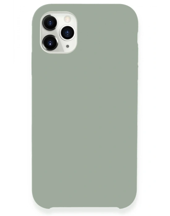 Newface iPhone 11 Pro Max Kılıf Lansman Legant Silikon - Açık Gri